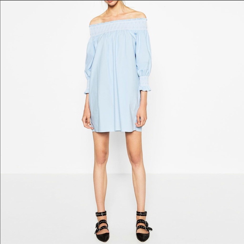 Zara off the shoulder dress NWOT